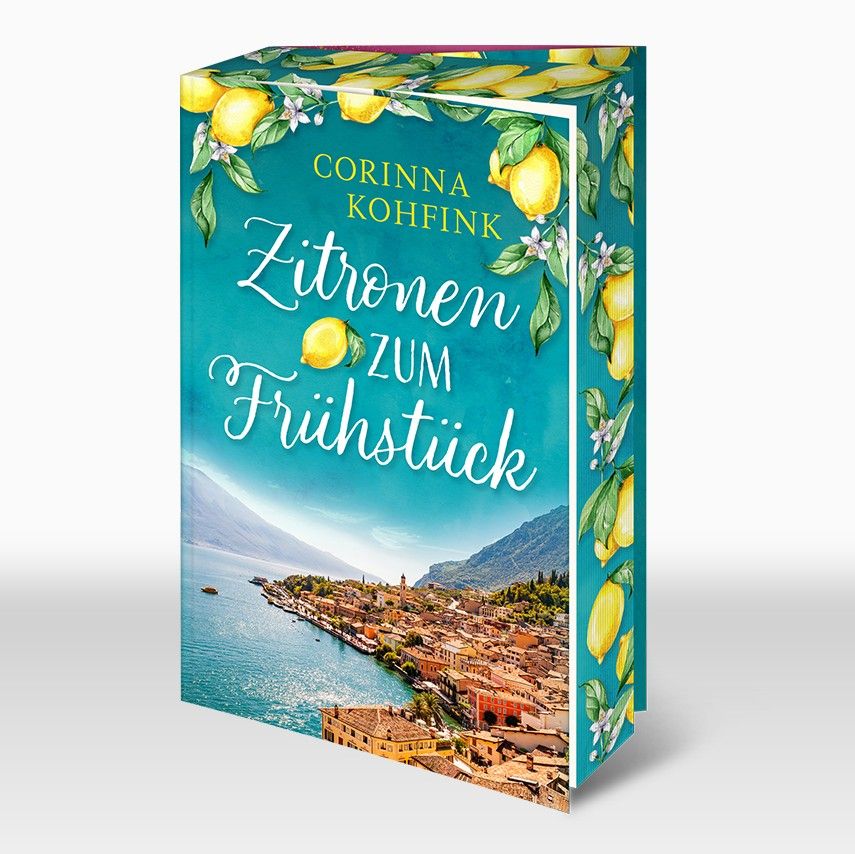 Schmuckausgabe Zitronen zum Frühstück Mock-up