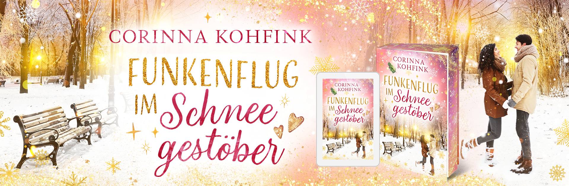 Funkenflug im Schneegestöber